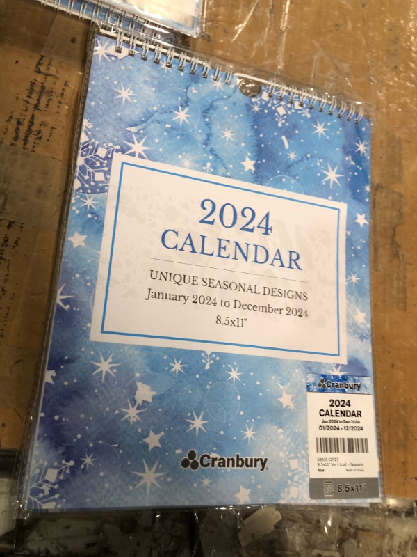 Photo 2 of CRANBURY Small Vertical Wall Calendar 2024