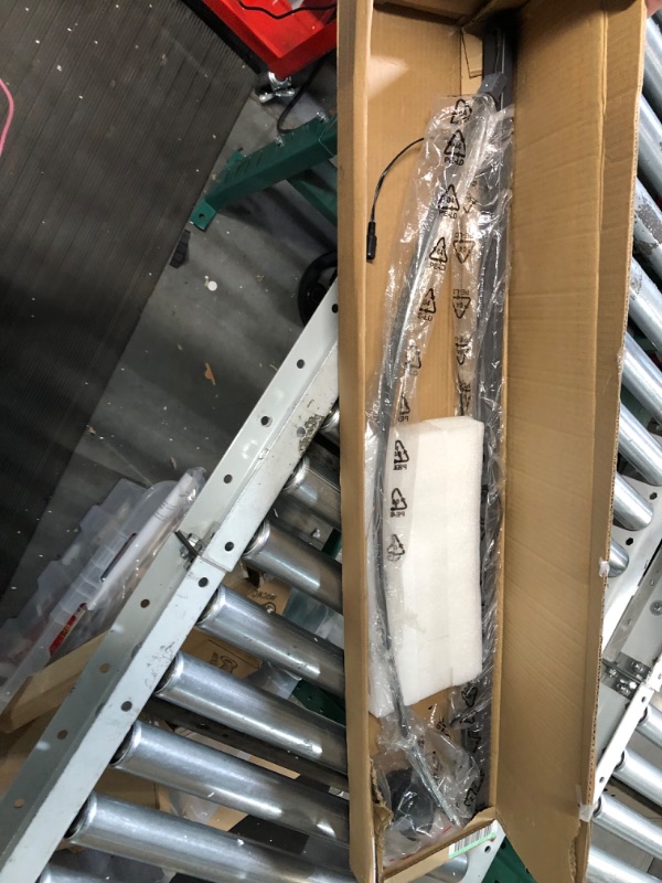 Photo 1 of ***USED - LIKELY MISSING PARTS***
TACAHE Arc Corner Floor Lamp - 3000K Warm White & 3 Brightness Presets - Curved LED Accent Lamp with Touch Switch - 63"