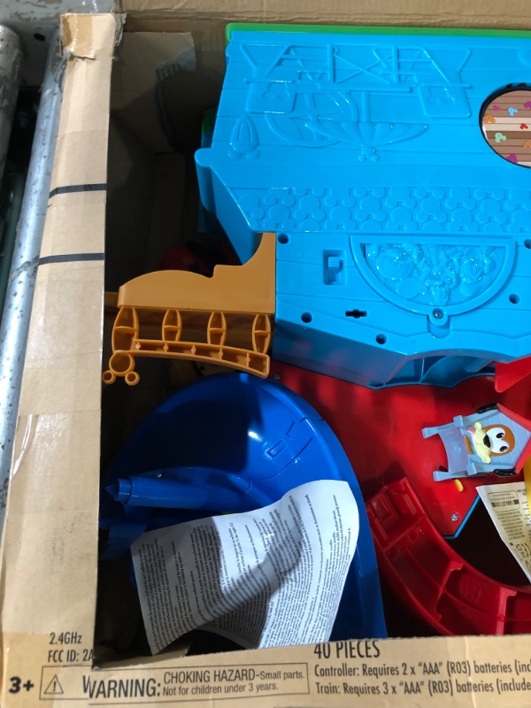 Photo 3 of ***USED - MISSING PARTS - CANNOT BE ASSEMBLED - FOR PARTS ONLY - NONREFUNDABLE***
Mickey Train Track Set Amazon Exclusive, Kids Toys for Ages 3 Up, Amazon Exclusive