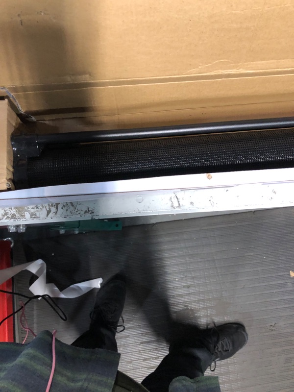 Photo 1 of 118 inch Retractable Baby Gates Extra Wide for Large Opening DynaBliss Retractable Baby Gate for Stairs Doorway(Black)