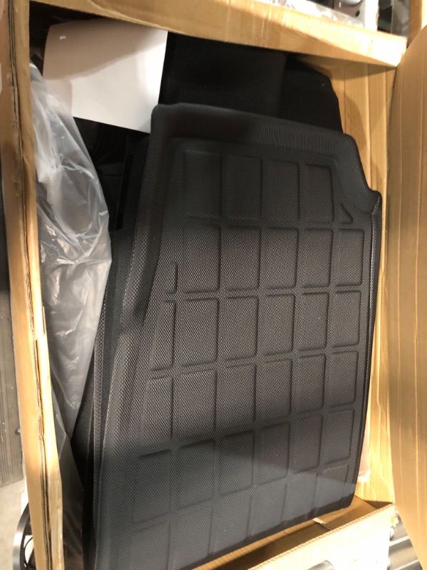 Photo 2 of CarQiWireless Floor Mats & Trunk Mat for Toyota Rav4 Accessories 2019-2023, All-Weather Waterproof XPE Floor Liners for Rav4