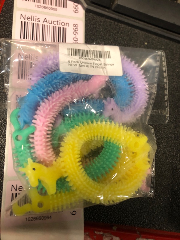 Photo 1 of 6 pack unicorn fidget strings 