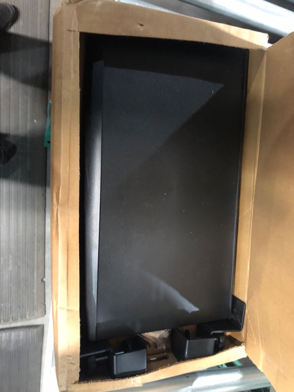 Photo 1 of EHO Clamp-On Retractable Adjustable Keyboard Tray, Under Desk Ergonomic Keyboard Tray - Easy Tool-Free Install - Small Surface 20" x 11.5"