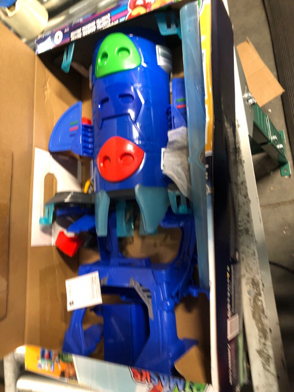 Photo 2 of * incomplete * sold for parts *
PJ Masks Deluxe Battle HQ Playset, Preschool Toys, Playset with 2 Action Figures