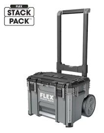 Photo 1 of [READ NOTES FOR DAMAGE]
FLEX STACK PACK Rolling Tool Box 22-in Gray Metal Wheels Lockable Tool Box