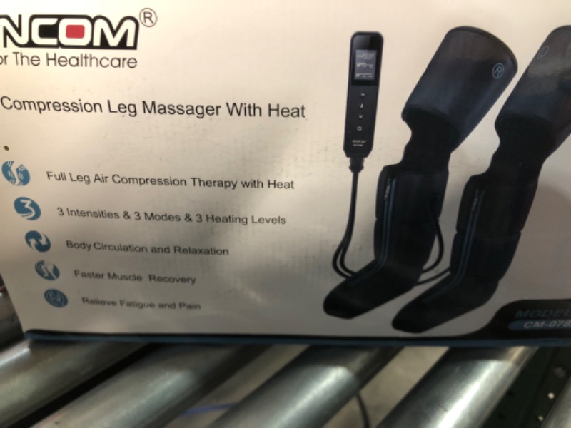 Photo 2 of CINCOM Foot and Leg Massager with Heat, Air Compression Leg Massager for Circulation 