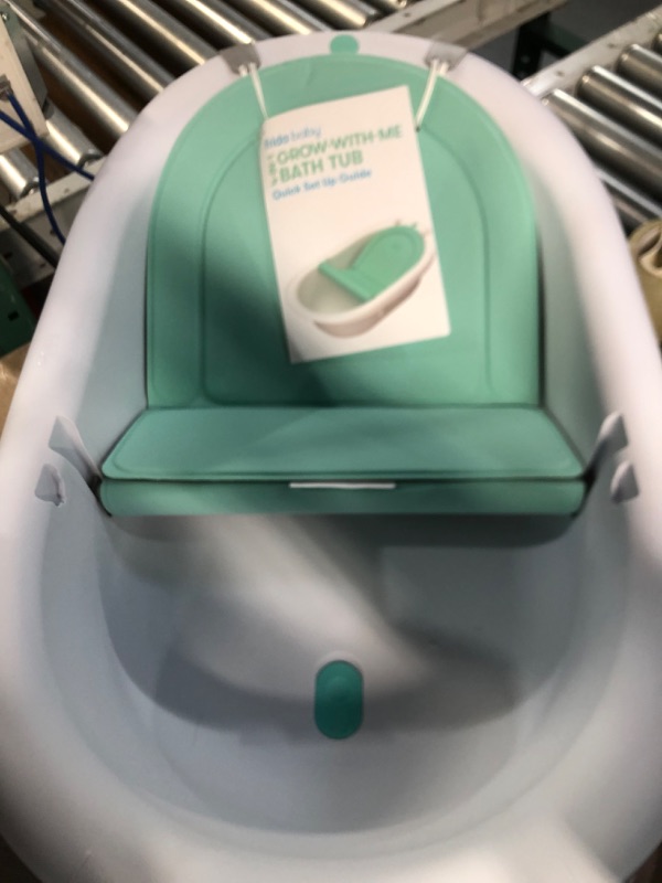 Photo 2 of 4-in-1 Grow-with-Me Bath Tub by Frida Baby Transforms Infant Bathtub to Toddler