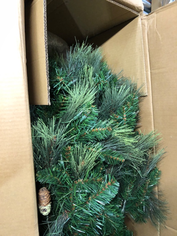 Photo 3 of **NONREFUNDABLE**FOR PARTS OR REPAIR**SEE NOTES**
National Tree Company Pre-Lit 'Feel Real' Artificial Full Downswept Christmas Tree, Green, Douglas Fir, White Lights, Includes Stand, 7.5 feet