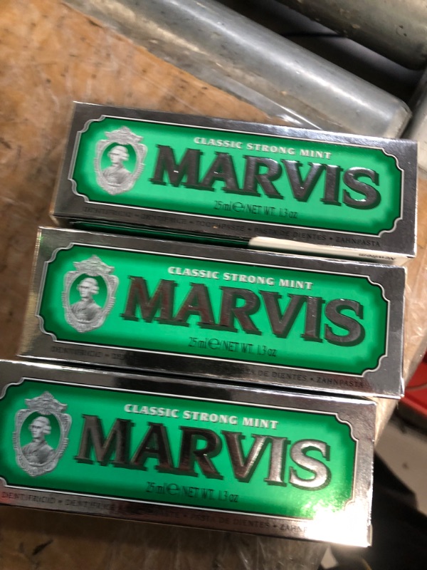 Photo 2 of *non refundable bundle*
Marvis Classic Strong Mint Toothpaste 1.3 oz (3 pack bundle)