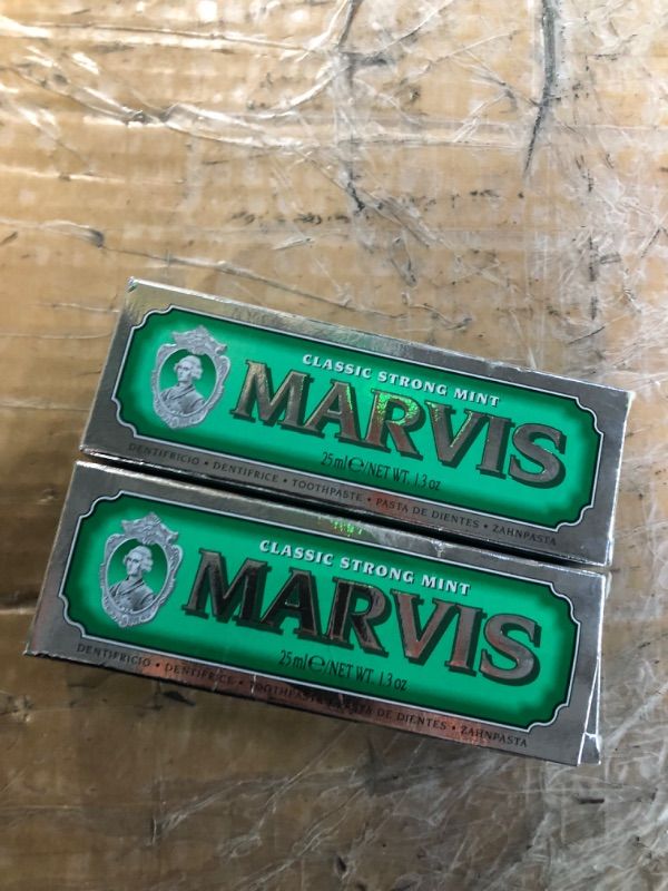 Photo 2 of *non refundable bundle* 
Marvis Classic Strong Mint Toothpaste (Travel Size) 25ml/1.3oz (2 pack bundle)