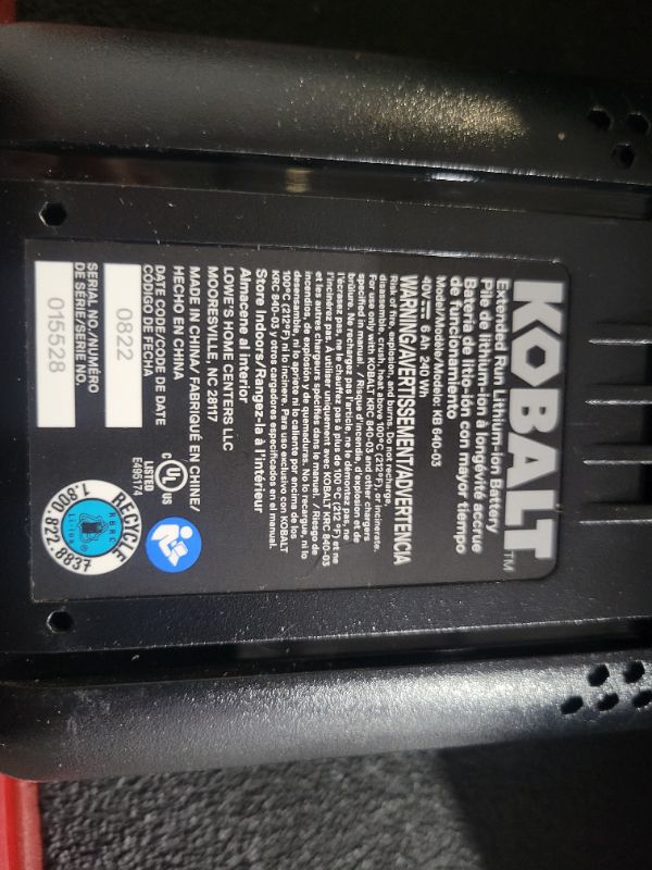 Photo 9 of **SEE NOTES**
Kobalt Gen4 40-volt 20-in Cordless Push Lawn Mower 6 Ah (Battery and Charger Included)