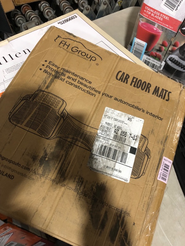 Photo 1 of BDK Heavy Duty Rugged Ridged Complementary Rubber Rear Floor Mats Liners, All Weather Protection, Designed for Trucks Cars Sedan SUV