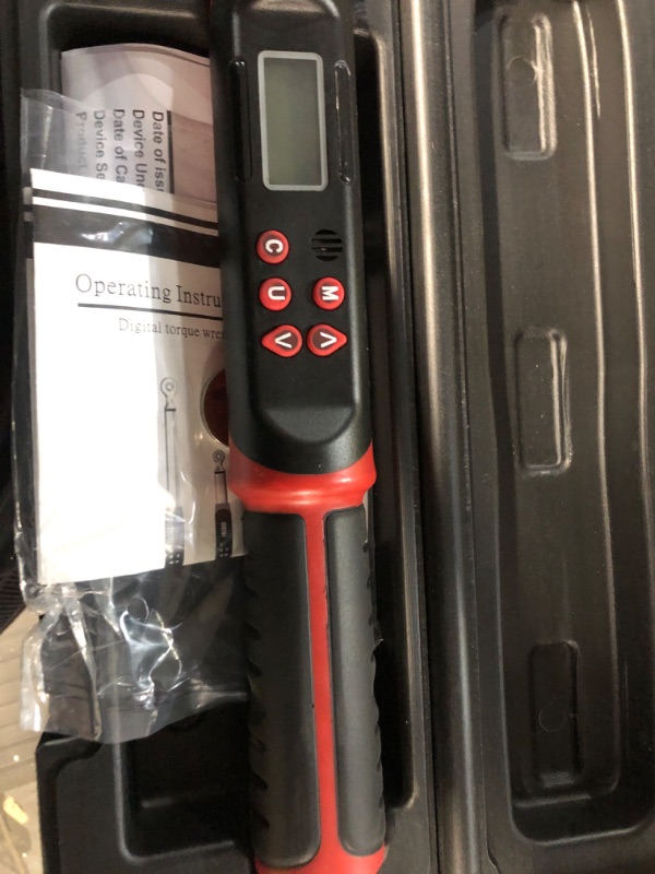 Photo 5 of (READ NOTES) Leolee 1/2-Inch Drive Digital Torque Wrench with Angle