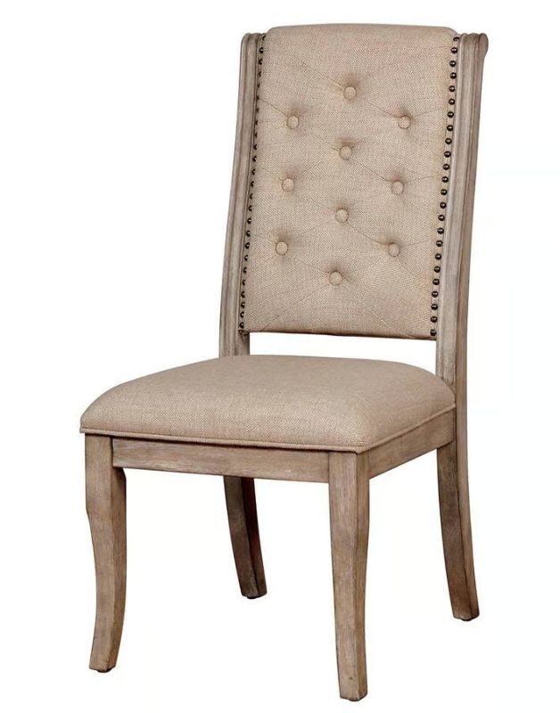 Photo 1 of 2 Furniture of America Patience Rustic Natural Side Chairs
