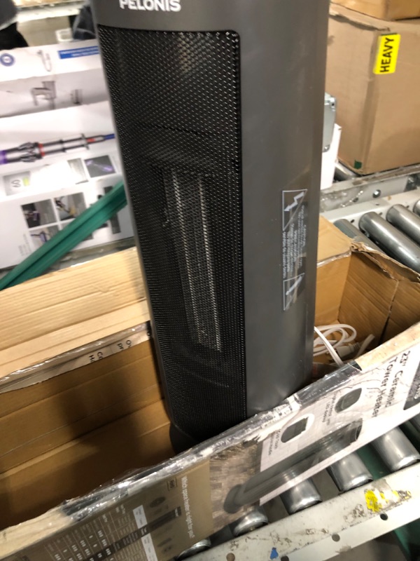 Photo 2 of **PARTS ONLY DOES NOT FUNCTION**
PELONIS PTH15A4BGB Ceramic Tower 1500W Indoor Space Heater with Oscillation