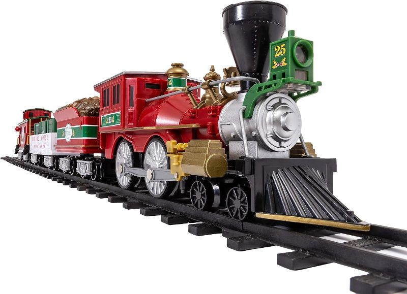 Photo 1 of (READ NOTES) Lionel North Pole Central Ready-to-Play Freight Set, Battery-powered Model Train Set 