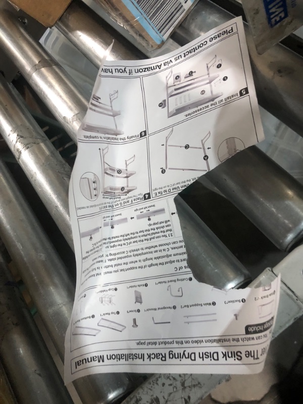 Photo 2 of ***READ NOTES***BOOSINY 3 Tier Over Sink Dish Drying Rack, Adjustable (25.6"-35.5") Large Dish Rack Drainer 