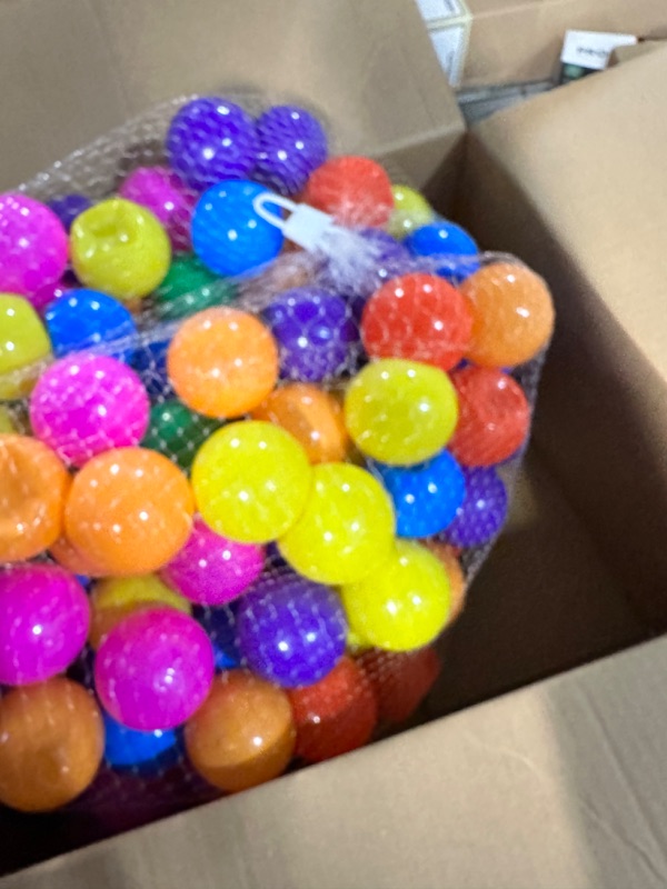 Photo 3 of Amuya Ball Pit Balls 170pcs for Kids, Colorful Balls for Ball Pit, 2.2” Non-Toxic Crush Proof 