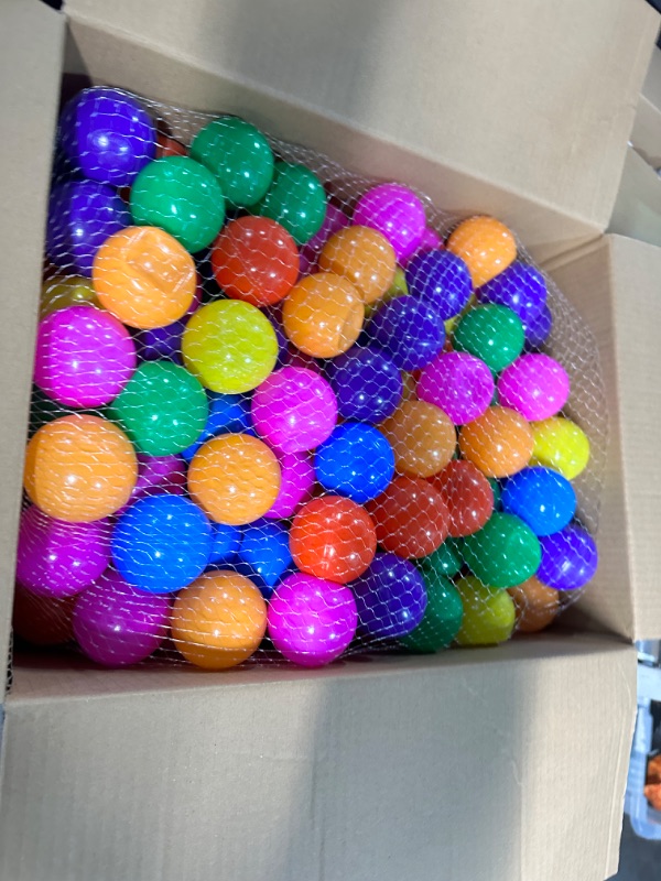 Photo 2 of Amuya Ball Pit Balls 170pcs for Kids, Colorful Balls for Ball Pit, 2.2” Non-Toxic Crush Proof 