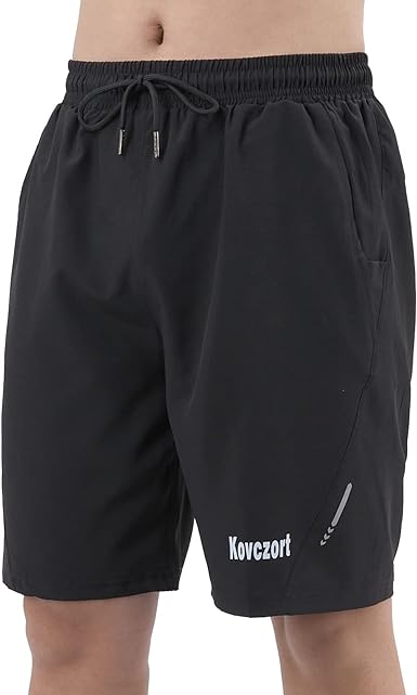 Photo 1 of Kovczort Mens Workout Running Shorts 8" Quick Dry Mens Athletic Shorts Stretch Men 