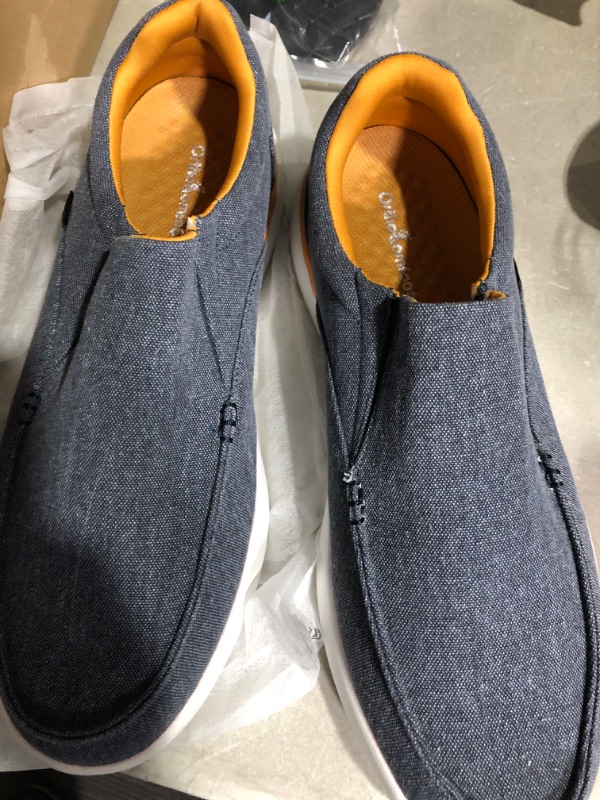 Photo 2 of OrthoComfoot Men's Slip On Loafers, Arch Support Boat Shoes for Plantar Fasciitis