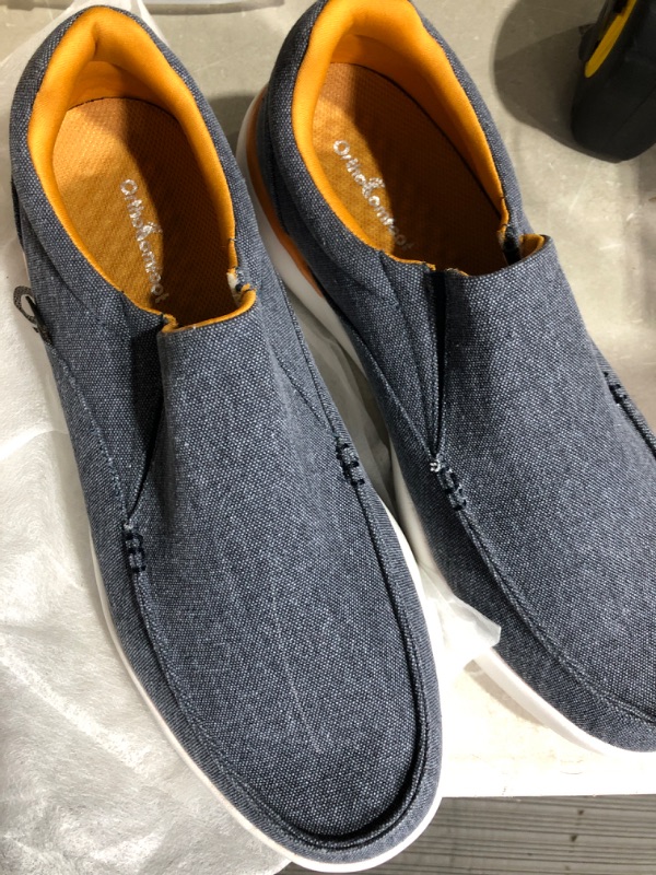 Photo 3 of OrthoComfoot Men's Slip On Loafers, Arch Support Boat Shoes for Plantar Fasciitis