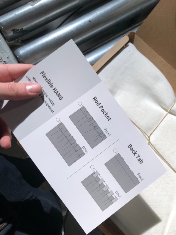 Photo 1 of Linen Sheer Curtain White Panel - Window Natural Linen Sheer Panel