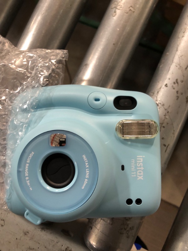 Photo 2 of Fujifilm Instax Mini 11 Instant Camera - Sky Blue , 4.8" x 4.2" x 2.6" Sky Blue Camera Only