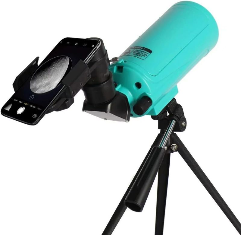 Photo 1 of **MISSING PHONE ATTATCHMENT**
Maksutov-Cassegrain Telescope for Adults Kids Astronomy Beginners, 750x60mm Compact