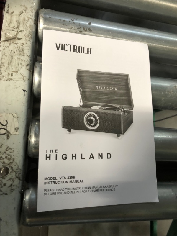 Photo 2 of Victrola's 4-in-1 Highland Bluetooth Record Player with 3-Speed Turntabl