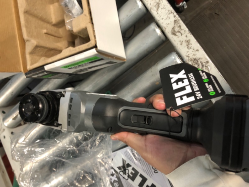 Photo 3 of FLEX 24V Brushless Cordless 5-Inch 10,000 RPM Variable Speed Paddle Switch Angle Grinder Tool Only, Battery and Charger Not Included - FX3171A-Z