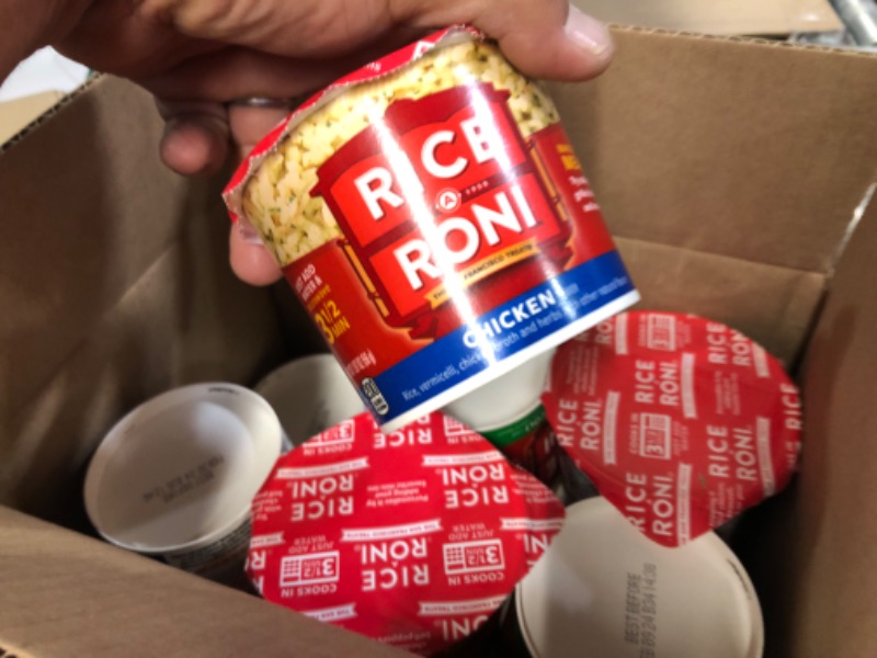 Photo 2 of * best by date * feb 25 2024 *
PASTA RONI Quaker Rice a Roni Cups Individual Cup, 3-Flavor Variety Pack, 2.25 Oz (Pack of 12) 3-Flavor Cups Variety Pack