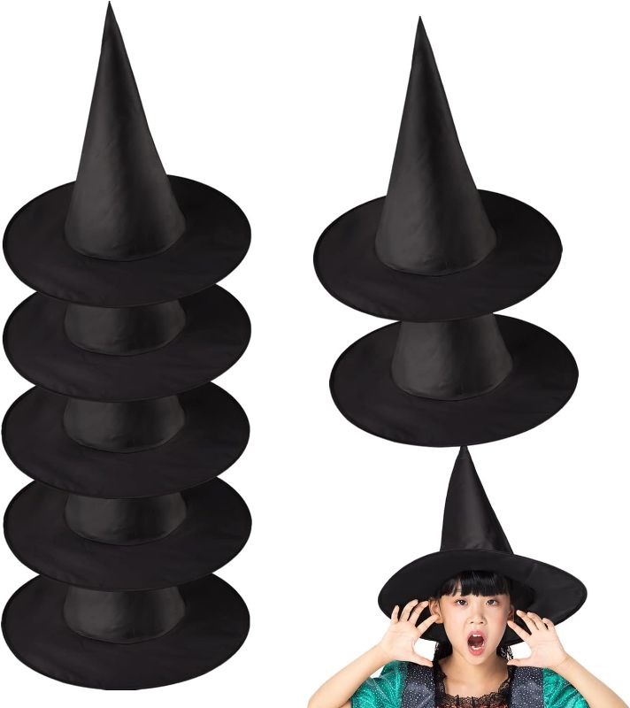 Photo 1 of  8 Pieces Halloween Witch Hat 