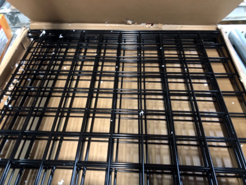 Photo 1 of 7RiversART Grid Wall Commercial Grade Gridwall Panels – Heavy Duty Grid Panel for Any Retail Display Wall Grid 2' Width x 5' Height, Black (Pack of 3) Easily Portable 2'x5'(3 Pack)