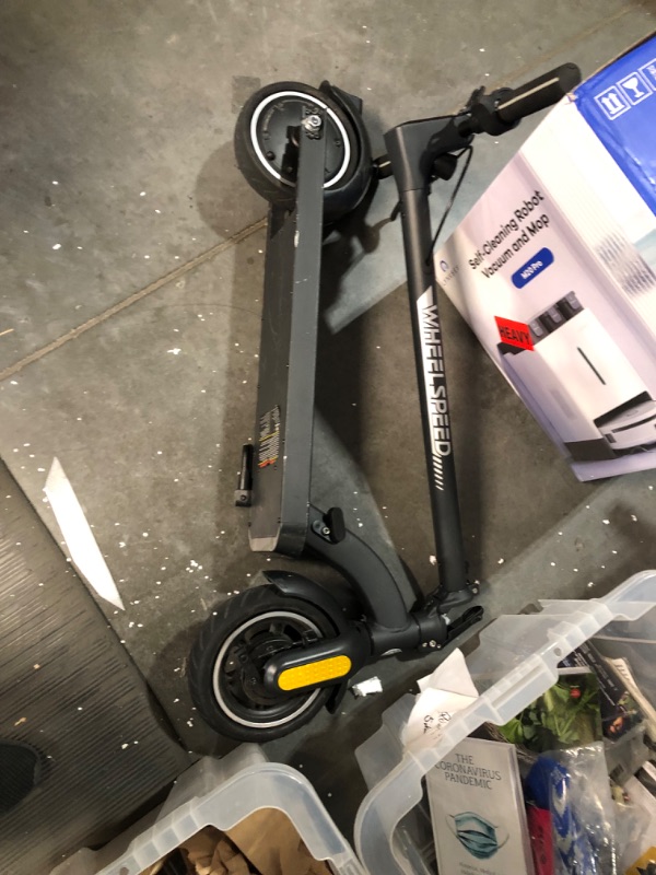 Photo 5 of *PARTS ONLY* NON REFUNDABLE* Wheelspeed Electric Scooter Primer, 12-14 Miles Long Range & 15 MPH Lightweight Commuting Electric Scooter, 350W Motor & 8.5" Pneumatic Tires Portable E-Scooter for Adults with Anti-Theft E-Lock Silver