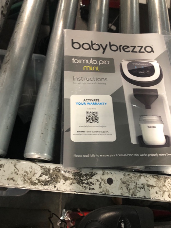 Photo 5 of Baby Brezza Formula Pro Mini Baby Formula Maker – Small Baby Formula Mixer Machine Fits Small Spaces and is Portable for Travel– Bottle Makers Makes The Perfect Bottle for Your Infant On The Go Formula Pro Mini Dispenser Machine