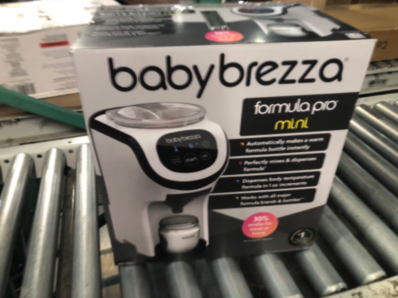 Photo 6 of Baby Brezza Formula Pro Mini Baby Formula Maker – Small Baby Formula Mixer Machine Fits Small Spaces and is Portable for Travel– Bottle Makers Makes The Perfect Bottle for Your Infant On The Go Formula Pro Mini Dispenser Machine