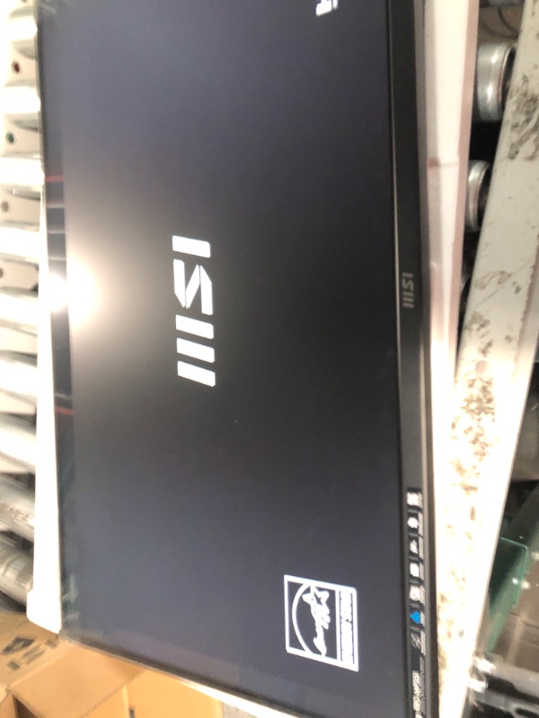 Photo 1 of MSI Pro MP251 Computer Monitor, 24.5", 1920 x 1080 (FHD), IPS, 100Hz, VESA Mountable, Speaker, TUV Certified Eyesight Protection, Anti-Glare Display, Less Blue Light,1ms, HDMI, VGA, Tilt, Black