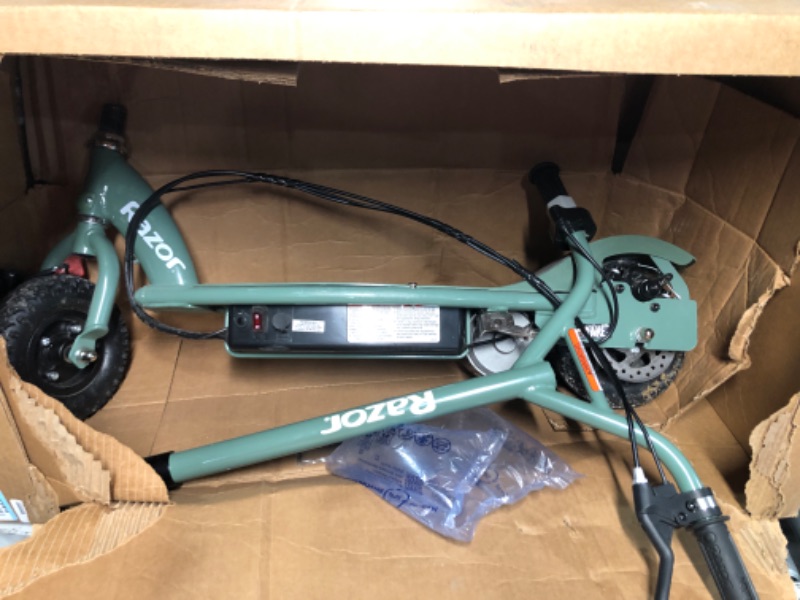 Photo 2 of ***DAMAGED - NOT FUNCTIONAL - SEE COMMENTS***
Razor RX200 Electric Off-Road Scooter , Green, 37 Inch