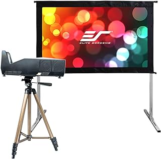 Photo 1 of ELITE SCREENS, 130-inch Outdoor Indoor Projector Screen