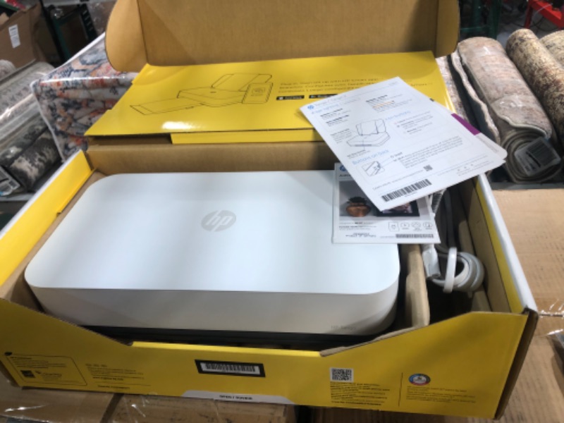 Photo 2 of HP Tango Smart Wireless Printer – Mobile Remote Print, Scan, Copy, HP Instant Ink, Works with Alexa(2RY54A),White