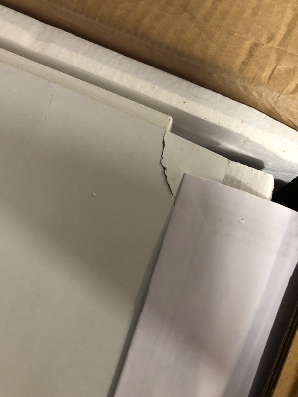 Photo 1 of ** MINOR DAMAGE TO CORNER**
Finnhomy Sideboard Buffet Cabinet, Kitchen Storage Cabinet 31.5X 15.8X 34.6 Inches, White
