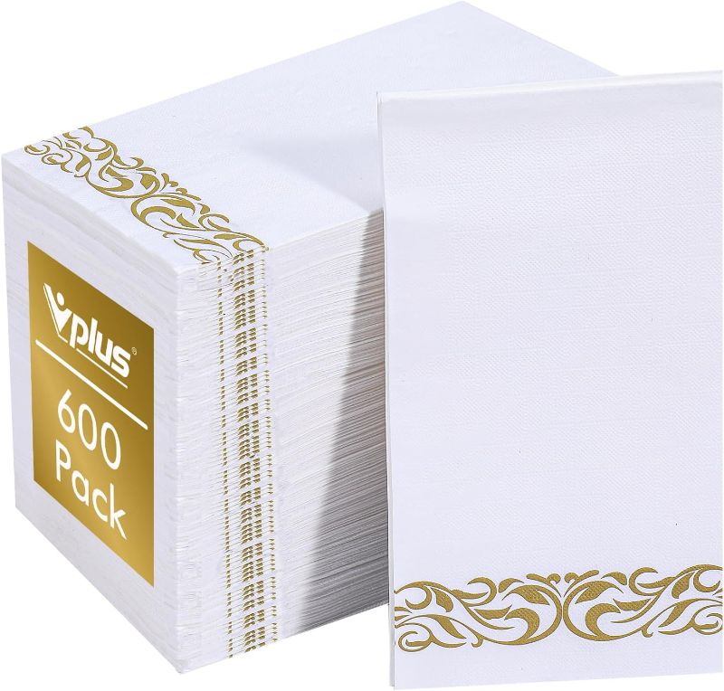 Photo 1 of Vplus 600 Pack Paper Napkins