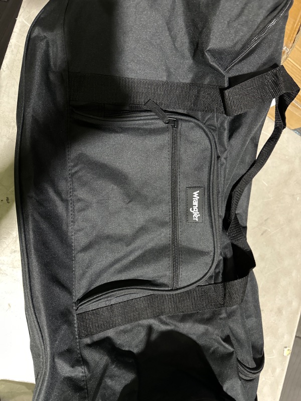 Photo 2 of ***MISSING PARTS READ NOTES***Wrangler Travel Backpack Dobson Set, Black, 28" Duffel Bag 28" Duffel Bag Black