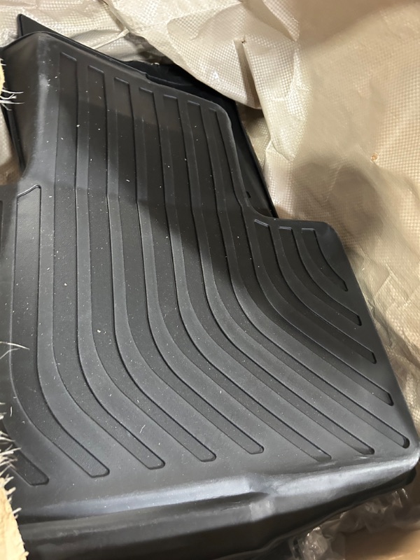 Photo 3 of Cartist Custom Fit for Floor Mats Toyota Highlander 2020 2021 2022 2023 2024 (NOT for Hybrid) 7 Seats with 2nd Row Bench or Bucket Seats w/Center Console All Weather Floor Liners 3 Row TPE 2020-2024 Toyota Highlander 7 Seater