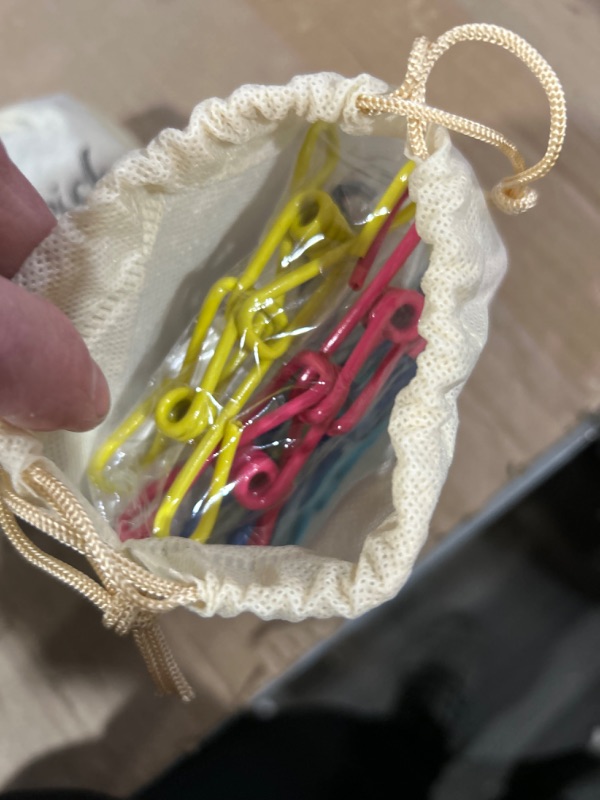 Photo 1 of (2 Pack) Strong Metal Hanger Clips 30 Pack, Multi-Purpose Hanger Clips for Clothes Hangers,Strong Clips for Blanket Carpet Hang Out, Pants Hangers Clips (Colorful Metal)