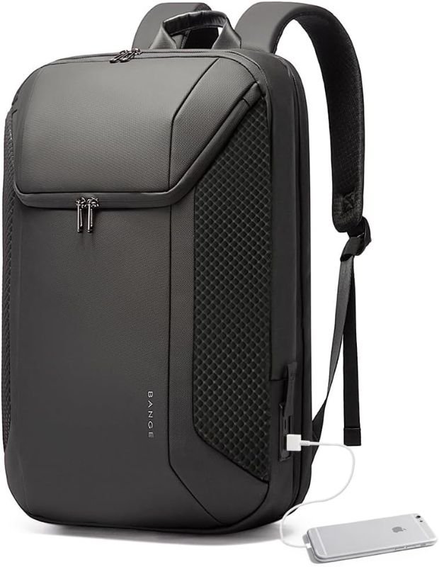 Photo 1 of BANGE Anti Theft Backpack,Business Backpack with USB Charging Port, Slim Laptop Backpack *STOCK PHOTO REF. ONLY