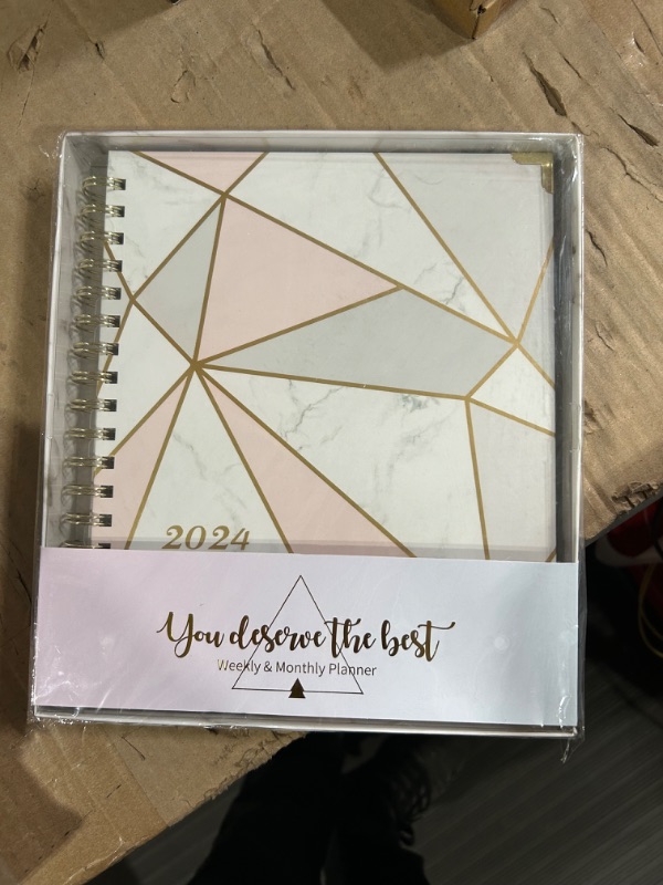 Photo 2 of 2023-2024 Planner - Weekly & Monthly Planner 2023-2024 with Tabs and Thick Paper, Jul 2023 - Jun 2024, Back Pocket with 15 Notes Pages + Gift Box - 8" x 10"