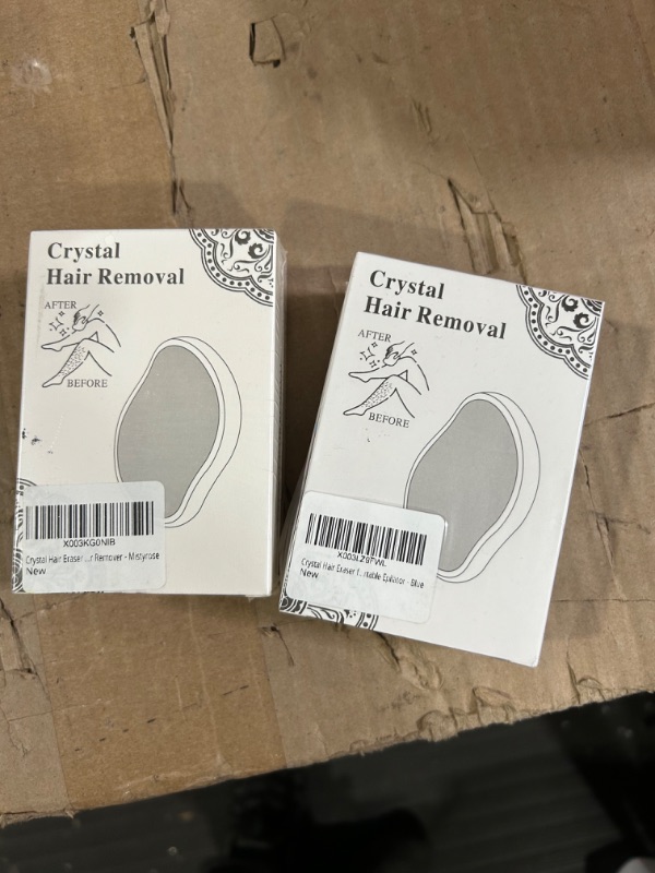 Photo 2 of (2 pack) Crystal Hair Eraser Hair Removal (Mistyrose)