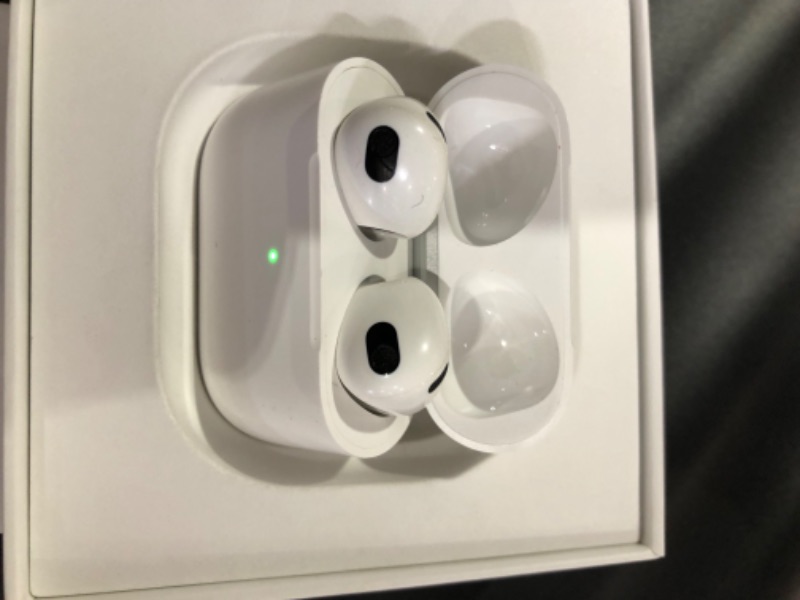 Photo 2 of Apple AirPods (3rd Generation) Wireless Ear Buds, Bluetooth Headphones